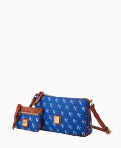 MLB Royals Lexi Crossbody Sm Coin Case ROYALS -Online Sale Dooney & Bourke M1400G MJBUPATNRYLS ALT1