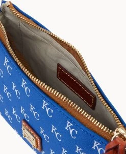 MLB Royals Lexi Crossbody Sm Coin Case ROYALS -Online Sale Dooney & Bourke M1400G MJBUPATNRYLS ALT2