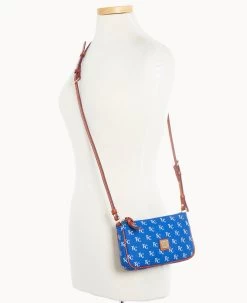 MLB Royals Lexi Crossbody Sm Coin Case ROYALS -Online Sale Dooney & Bourke M1400G MJBUPATNRYLS ALT4