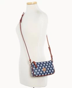 MLB Brewers Lexi Crossbody Sm Coin Case BREWERS -Online Sale Dooney & Bourke M1400G MJNVPATNBRWS ALT4 1