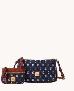 MLB Guardians Lexi Crossbody Small Coin Case GUARDIANS -Online Sale Dooney & Bourke M1400G MJNVPATNGUAR 1