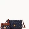 MLB Guardians Lexi Crossbody Small Coin Case GUARDIANS -Online Sale Dooney & Bourke M1400G MJNVPATNGUAR