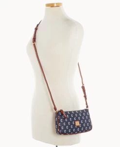 MLB Guardians Lexi Crossbody Small Coin Case GUARDIANS -Online Sale Dooney & Bourke M1400G MJNVPATNGUAR ALT4