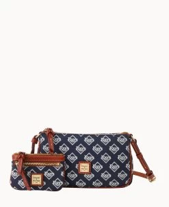MLB Rays Lexi Crossbody Sm Coin Case RAYS -Online Sale Dooney & Bourke M1400G MJNVPATNRAYS 2