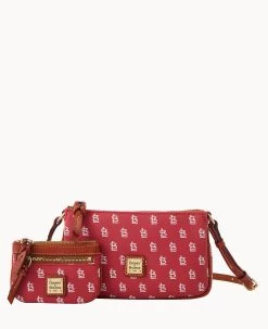 MLB Cardinals Lexi Crossbody Sm Coin Case CARDINALS -Online Sale Dooney & Bourke M1400G MJRDPATNCDNL 2