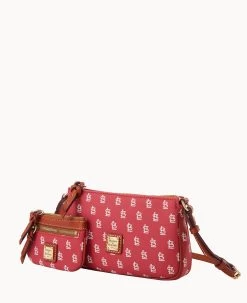 MLB Cardinals Lexi Crossbody Sm Coin Case CARDINALS -Online Sale Dooney & Bourke M1400G MJRDPATNCDNL ALT1