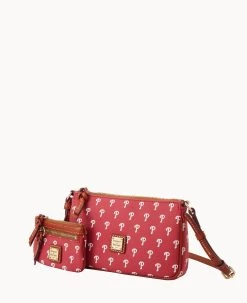 MLB Phillies Lexi Crossbody Sm Coin Case PHILLIES 16 MLB Phillies Lexi Crossbody Sm Coin Case PHILLIES -Online Sale Dooney & Bourke M1400G MJRDPATNPHLI ALT1 1