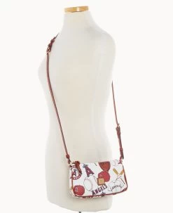 MLB Angels Lexi Crossbody Sm Coin Case ANGELS -Online Sale Dooney & Bourke M1400G QUMWPATNANGL ALT4