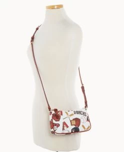 MLB Diamondbacks Lexi Crossbody Sm Coin Case DIAMONDBACKS -Online Sale Dooney & Bourke M1400G QUMWPATNDBAK ALT4 1