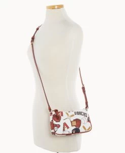 MLB Diamondbacks Lexi Crossbody Sm Coin Case DIAMONDBACKS -Online Sale Dooney & Bourke M1400G QUMWPATNDBAK ALT4