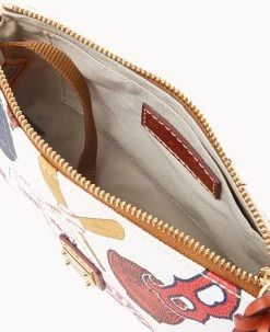 MLB Red Sox Lexi Crossbody Sm Coin Case RED SOX -Online Sale Dooney & Bourke M1400G QUMWPATNRDSX ALT2