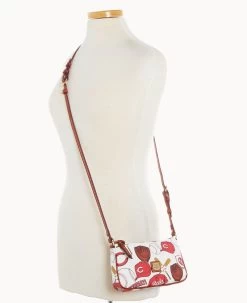MLB Reds Lexi Crossbody Sm Coin Case REDS -Online Sale Dooney & Bourke M1400G QUMWPATNREDS ALT4