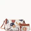 MLB Tigers Lexi Crossbody Sm Coin Case TIGERS -Online Sale Dooney & Bourke M1400G QUMWPATNTGRS