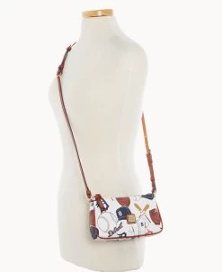 MLB Tigers Lexi Crossbody Sm Coin Case TIGERS 18 MLB Tigers Lexi Crossbody Sm Coin Case TIGERS -Online Sale Dooney & Bourke M1400G QUMWPATNTGRS ALT4 1