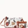 MLB White Sox Lexi Crossbody Sm Coin Case WHITE SOX -Online Sale Dooney & Bourke M1400G QUMWPATNWHSX