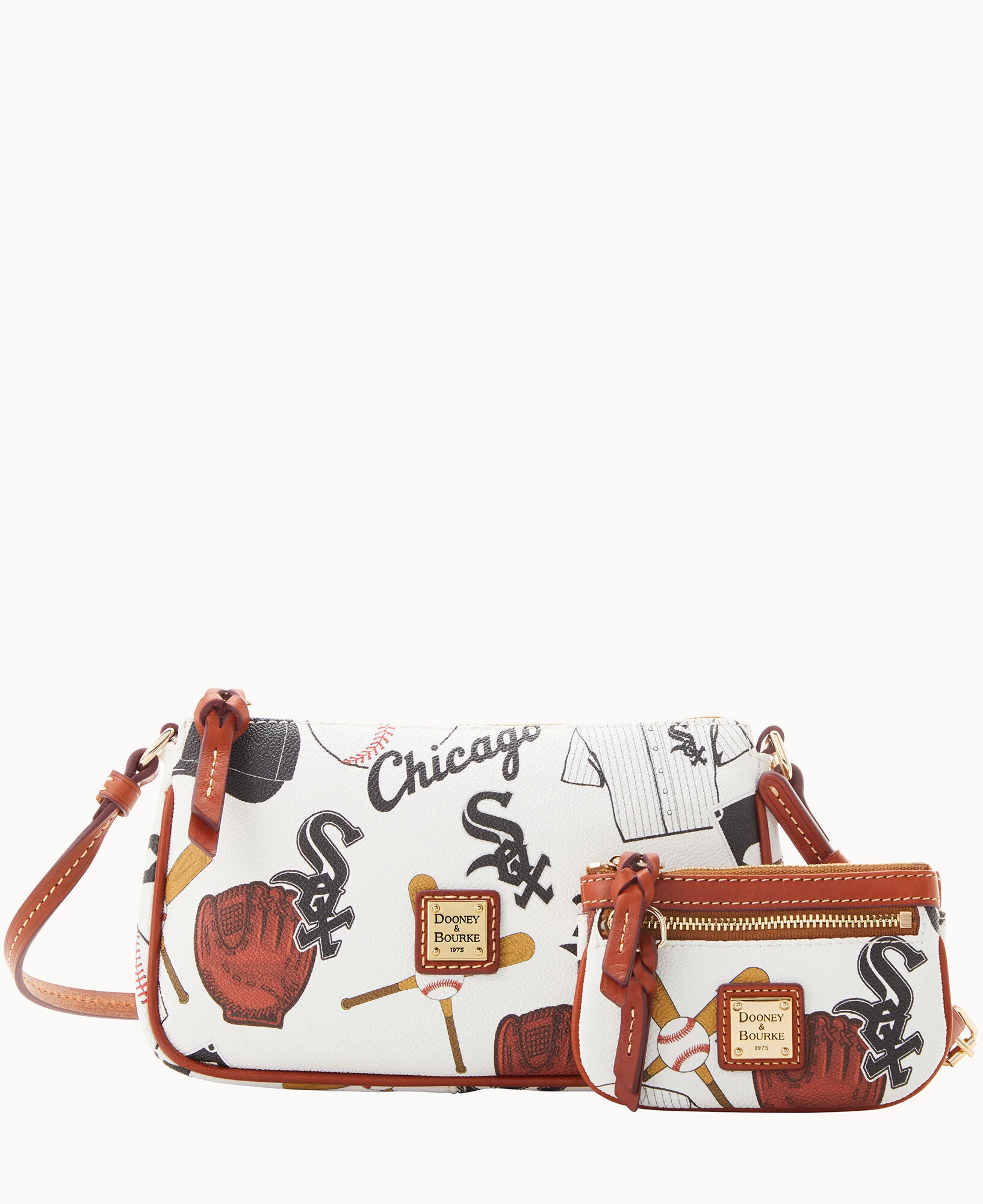 MLB White Sox Lexi Crossbody Sm Coin Case WHITE SOX 3 MLB White Sox Lexi Crossbody Sm Coin Case WHITE SOX