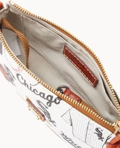 MLB White Sox Lexi Crossbody Sm Coin Case WHITE SOX 13 MLB White Sox Lexi Crossbody Sm Coin Case WHITE SOX -Online Sale Dooney & Bourke M1400G QUMWPATNWHSX ALT2