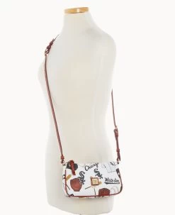 MLB White Sox Lexi Crossbody Sm Coin Case WHITE SOX 14 MLB White Sox Lexi Crossbody Sm Coin Case WHITE SOX -Online Sale Dooney & Bourke M1400G QUMWPATNWHSX ALT4