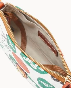 NFL Jets Lexi Crossbody Sm Coin Case JETS -Online Sale Dooney & Bourke M1400G QWMWPATNJETS ALT2