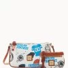 NFL Panthers Lexi Crossbody Sm Coin Case PANTHERS -Online Sale Dooney & Bourke M1400G QWMWPATNPANT