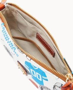 NFL Panthers Lexi Crossbody Sm Coin Case PANTHERS 17 NFL Panthers Lexi Crossbody Sm Coin Case PANTHERS -Online Sale Dooney & Bourke M1400G QWMWPATNPANT ALT2 1