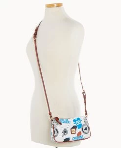 NFL Panthers Lexi Crossbody Sm Coin Case PANTHERS 18 NFL Panthers Lexi Crossbody Sm Coin Case PANTHERS -Online Sale Dooney & Bourke M1400G QWMWPATNPANT ALT4 1