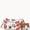 NFL Texans Lexi Crossbody Sm Coin Case TEXANS -Online Sale Dooney & Bourke M1400G QWMWPATNTEXA