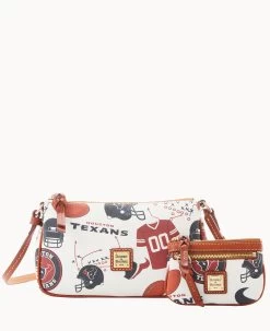 NFL Texans Lexi Crossbody Sm Coin Case TEXANS 19 NFL Texans Lexi Crossbody Sm Coin Case TEXANS -Online Sale Dooney & Bourke M1400G QWMWPATNTEXA 2