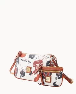 NFL Texans Lexi Crossbody Sm Coin Case TEXANS 16 NFL Texans Lexi Crossbody Sm Coin Case TEXANS -Online Sale Dooney & Bourke M1400G QWMWPATNTEXA ALT1 1