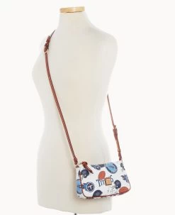 NFL Titans Lexi Crossbody Sm Coin Case TITANS 14 NFL Titans Lexi Crossbody Sm Coin Case TITANS -Online Sale Dooney & Bourke M1400G QWMWPATNTTNS ALT4
