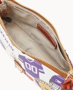 NFL Vikings Lexi Crossbody Sm Coin Case VIKINGS 17 NFL Vikings Lexi Crossbody Sm Coin Case VIKINGS -Online Sale Dooney & Bourke M1400G QWMWPATNVIKI ALT2 1
