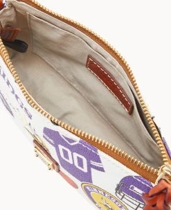 NFL Vikings Lexi Crossbody Sm Coin Case VIKINGS 13 NFL Vikings Lexi Crossbody Sm Coin Case VIKINGS -Online Sale Dooney & Bourke M1400G QWMWPATNVIKI ALT2