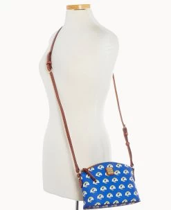 NFL Rams Suki Crossbody Med Wristlet RAMS 19 NFL Rams Suki Crossbody Med Wristlet RAMS -Online Sale Dooney & Bourke M1696G NJBUPATNRAMS ALT4