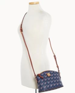 NFL Texans Suki Crossbody Med Wristlet TEXANS -Online Sale Dooney & Bourke M1696G NJNVPATNTEXA ALT4 1