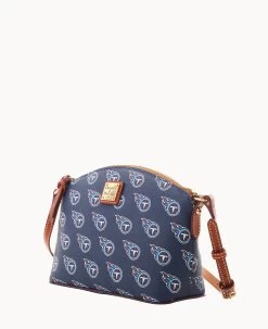 NFL Titans Suki Crossbody Med Wristlet TITANS 16 NFL Titans Suki Crossbody Med Wristlet TITANS -Online Sale Dooney & Bourke M1696G NJNVPATNTTNS ALT1