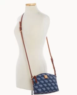 NFL Titans Suki Crossbody Med Wristlet TITANS 20 NFL Titans Suki Crossbody Med Wristlet TITANS -Online Sale Dooney & Bourke M1696G NJNVPATNTTNS ALT5
