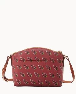 NFL AZ Cardinals Suki Crossbody Med Wristlet CARDINALS 24 NFL AZ Cardinals Suki Crossbody Med Wristlet CARDINALS -Online Sale Dooney & Bourke M1696G NJRDPATNCDNA ALT3 1