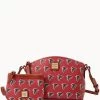 NFL Falcons Suki Crossbody Med Wristlet FALCONS -Online Sale Dooney & Bourke M1696G NJRDPATNFALC