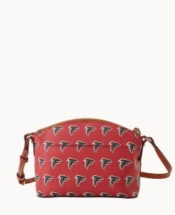 NFL Falcons Suki Crossbody Med Wristlet FALCONS 21 NFL Falcons Suki Crossbody Med Wristlet FALCONS -Online Sale Dooney & Bourke M1696G NJRDPATNFALC ALT3 1