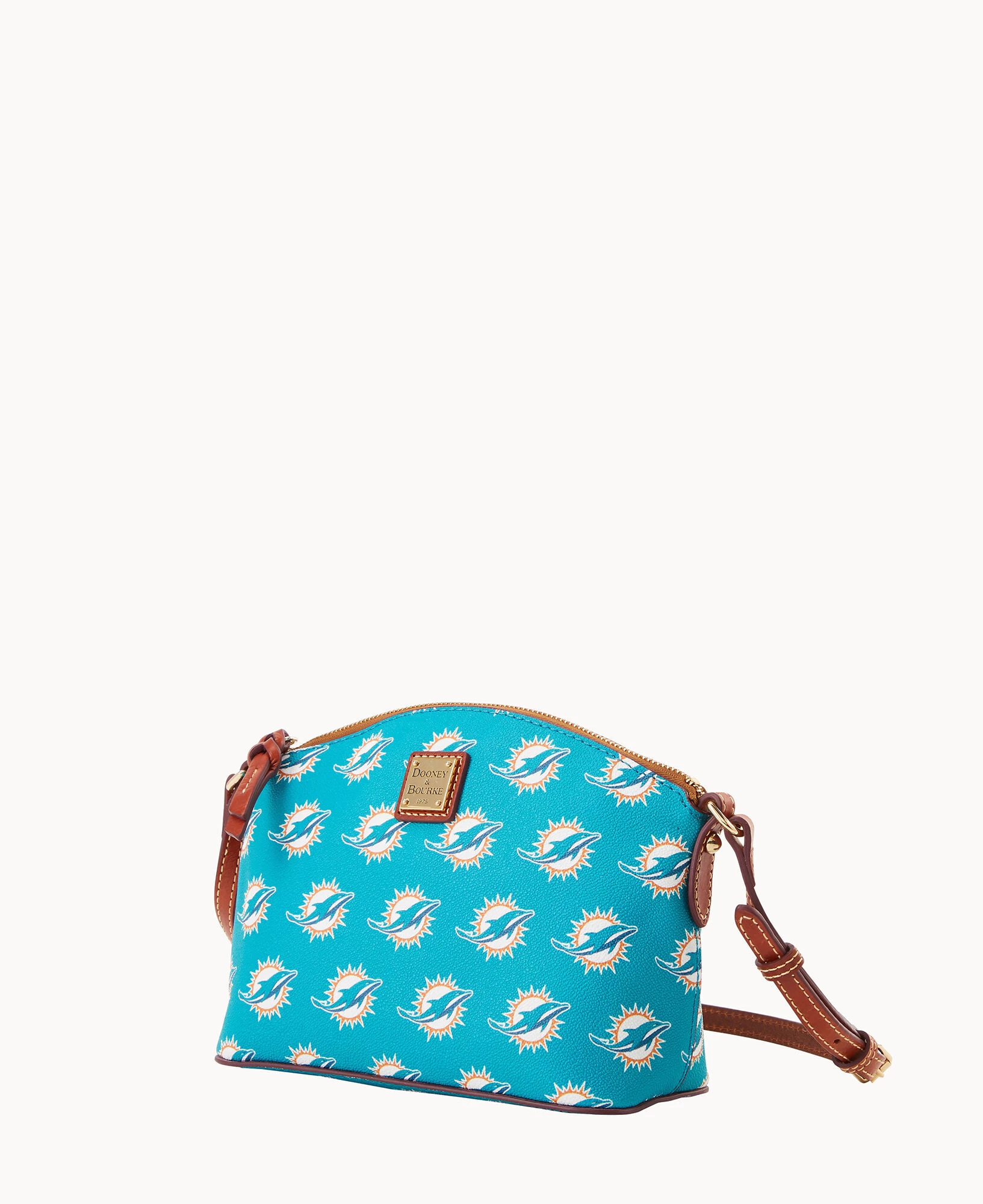 NFL Dolphins Suki Crossbody Med Wristlet DOLPHINS 4 NFL Dolphins Suki Crossbody Med Wristlet DOLPHINS - Image 2