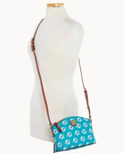 NFL Dolphins Suki Crossbody Med Wristlet DOLPHINS 25 NFL Dolphins Suki Crossbody Med Wristlet DOLPHINS -Online Sale Dooney & Bourke M1696G NJTQPATNDOLP ALT4 1