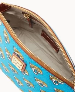 NFL Jaguars Suki Crossbody Med Wristlet JAGUARS -Online Sale Dooney & Bourke M1696G NJTQPATNJAGU ALT2 1