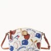 MLB Blue Jays Suki Crossbody Med Wristlet BLUE JAYS 2 MLB Blue Jays Suki Crossbody Med Wristlet BLUE JAYS -Online Sale Dooney & Bourke M1696G QUMWPATNBJAY