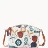 MLB Mariners Suki Crossbody Med Wristlet MARINERS -Online Sale Dooney & Bourke M1696G QUMWPATNMRNR