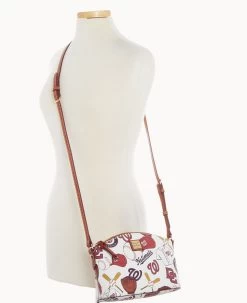 MLB Nationals Suki Crossbody Med Wristlet NATIONALS -Online Sale Dooney & Bourke M1696G QUMWPATNNTNL ALT5