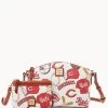 MLB Reds Suki Crossbody Med Wristlet REDS 1 MLB Reds Suki Crossbody Med Wristlet REDS -Online Sale Dooney & Bourke M1696G QUMWPATNREDS