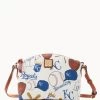MLB Royals Suki Crossbody Med Wristlet ROYALS -Online Sale Dooney & Bourke M1696G QUMWPATNRYLS