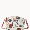 MLB White Sox Suki Crossbody Med Wristlet WHITE SOX -Online Sale Dooney & Bourke M1696G QUMWPATNWHSX