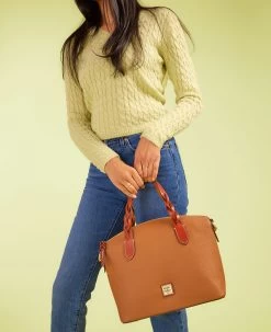 Pebble Grain Celeste Satchel Black -Online Sale Dooney & Bourke R1299 ILD lifestyle 1