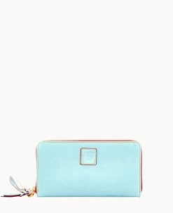 Florentine Large Zip Around Wristlet Elephant -Online Sale Dooney & Bourke W0126D SCPFSCPF